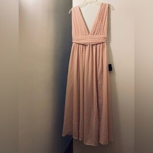 Elegant Pink Sleeveless MaxiMidi  Dress by LuLus